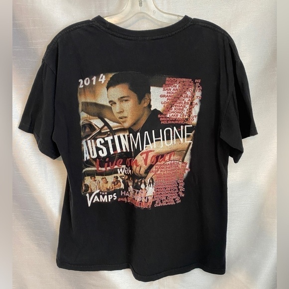 Austin Mahone 2014 Live on Tour T Shirt Adult Med - Picture 7 of 9